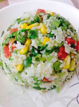 Mixed Vegetable Fried Rice recipe