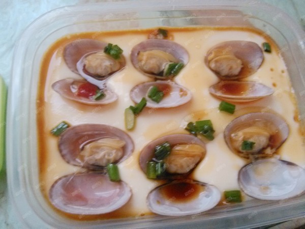 Clam Steamed Egg recipe