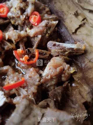 Steamed Pork Ribs with Lotus Bean Sauce recipe