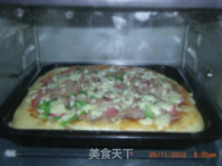 Tuna Sausage Pizza recipe