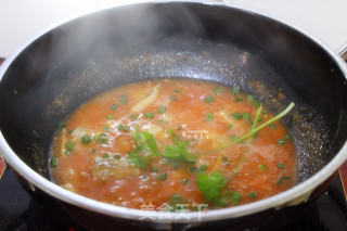 Sweet and Sour Tomato Pollock Fish Soup recipe