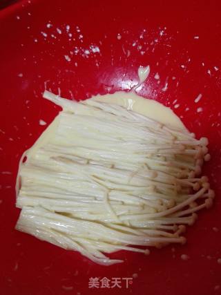 Fried Enoki Mushroom recipe