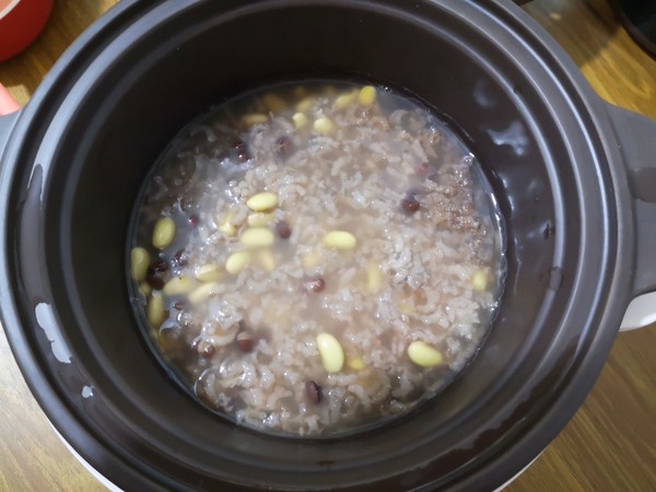 Two Bean Rice Congee recipe