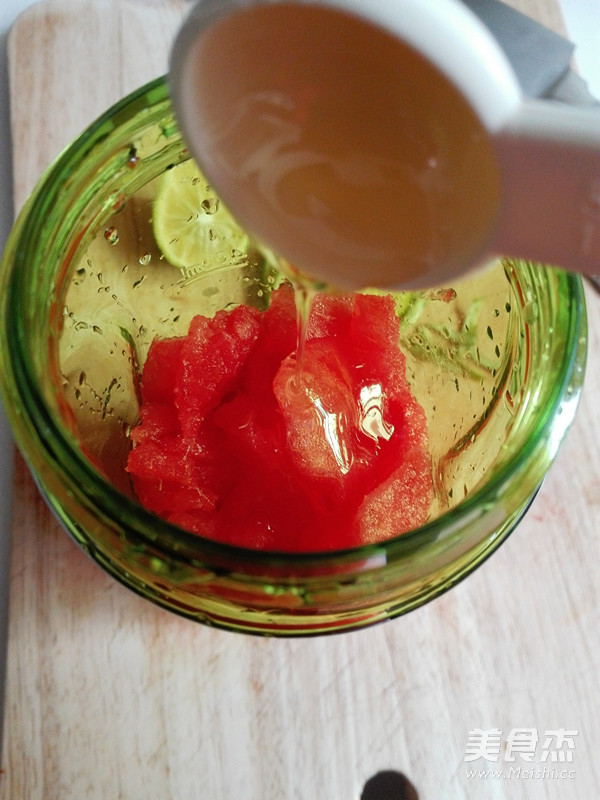 Watermelon Lime Refreshing Drink recipe