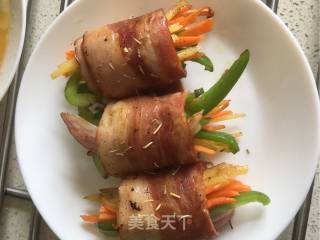 Bacon Vegetable Roll recipe