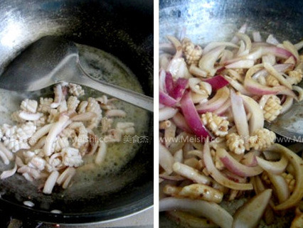 Sauteed Onion Squid recipe