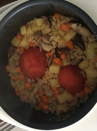 Tomato and Potato Braised Rice recipe