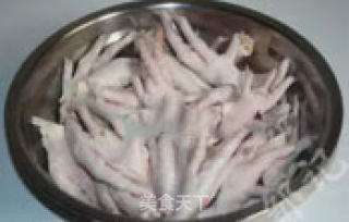 Chicken Feet with Pepper and Tiger Skin recipe