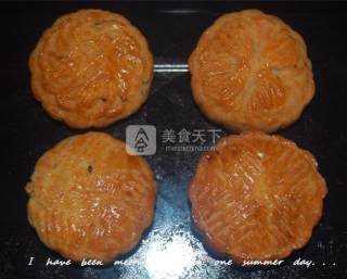 Five-core Moon Cakes (without Inverted Syrup, Not Cantonese Style) recipe