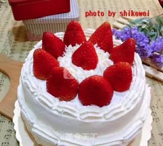 #aca烤明星大赛#strawberry Cream Cake recipe