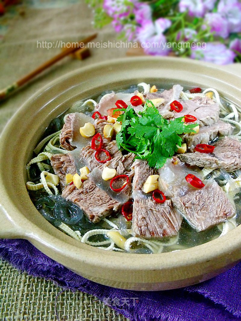 [taste of Northern Anhui]-huainan Beef Soup