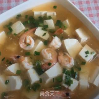 Shrimp Tofu Soup recipe