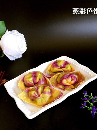 Steamed Colorful Wonton recipe