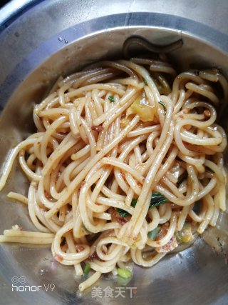 Fried Rice Noodles with Sauerkraut recipe