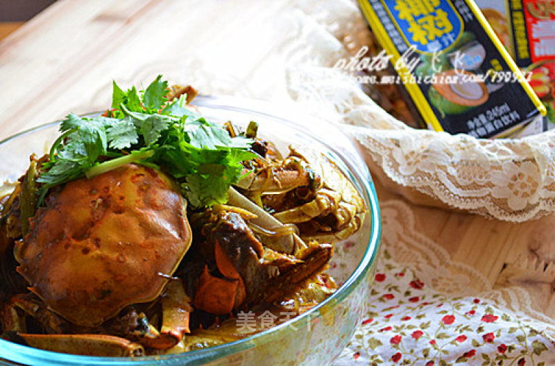 Fried Crab with Thai Curry