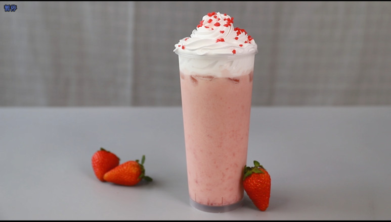 Strawberry Snow Top/strawberry Treasure Tea/strawberry Cream Snow Top/strawberry recipe