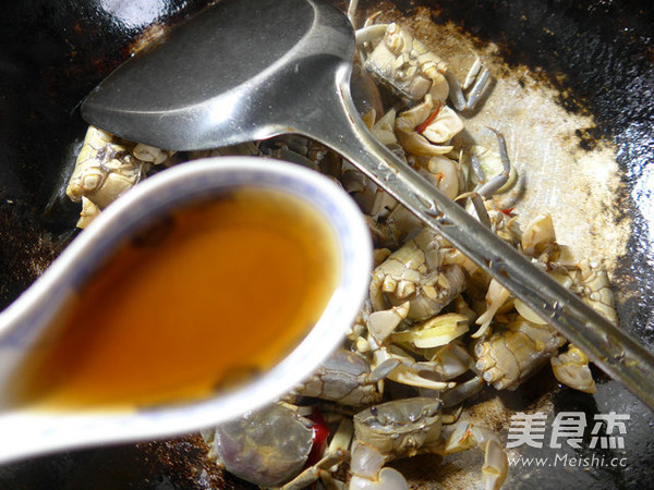 Stir-fried White Jade Crab recipe