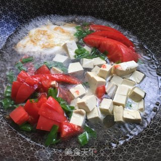 White Mushroom Tofu Soup recipe