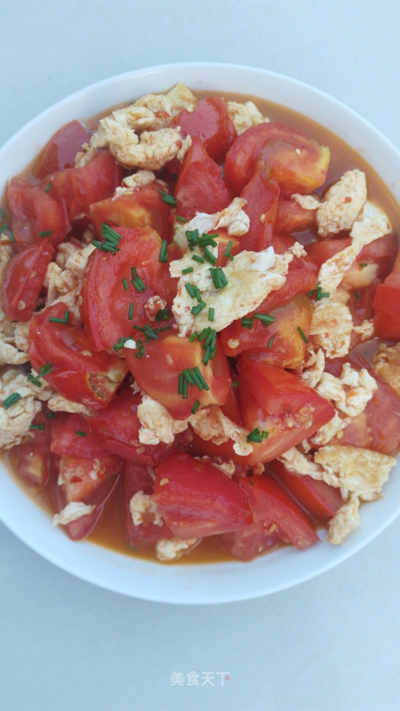 Tomato Scrambled Eggs recipe