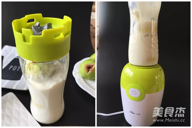 Dripping Fragrant, Delicious and Nutritious Fig Milkshake recipe