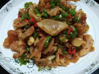 Green and Red Chili Fried Oil Residue recipe