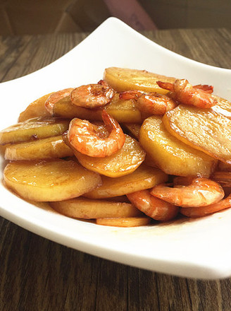 Potatoes Fall in Love with Kewei Shrimp recipe