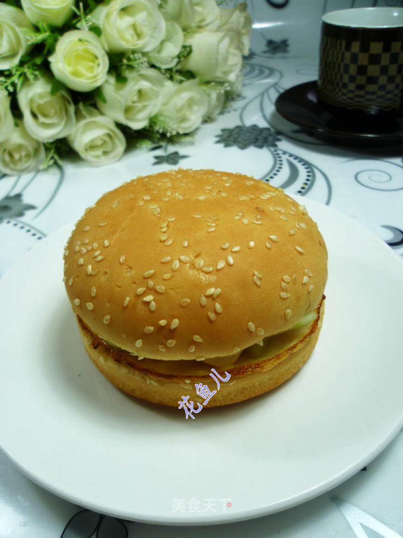 Egg Watermelon Rind Burger recipe