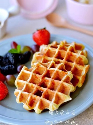Cake Version Waffles Make Your Breakfast More Gorgeous! recipe