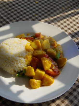 Curry Potato Rice