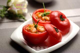 A Very Beautiful and Attractive Dish-tomato Shrimp Gu recipe