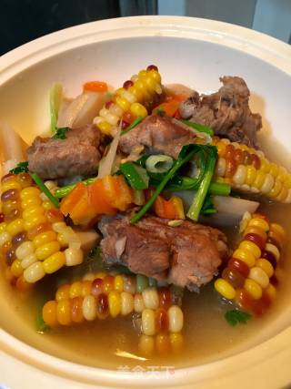Stewed Pork Ribs with Corn Lotus Root recipe