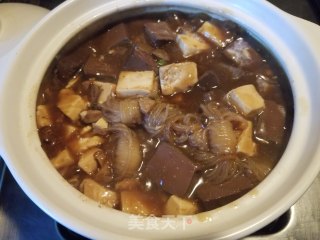 Duck Blood Roasted Tofu recipe