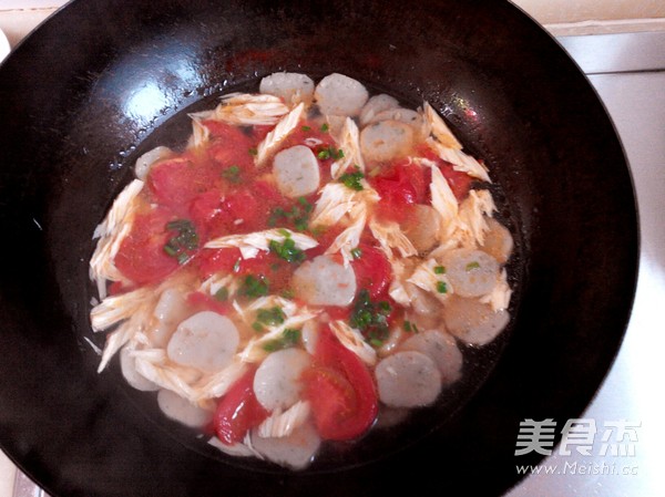 Tomato Yuba Soup recipe