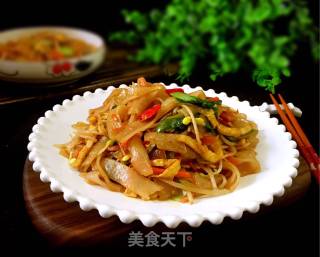 Fried Rice Noodles recipe