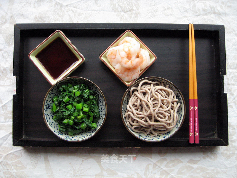 Shrimp Soba Cold Noodles recipe