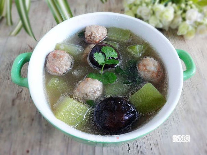 Winter Melon Meatball Soup recipe