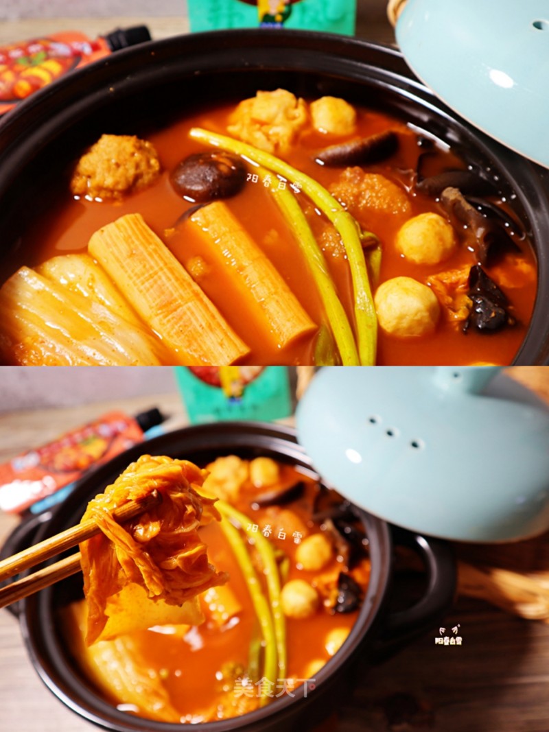 Lazy Version of The Army Hot Pot❗️korean Hot Pot