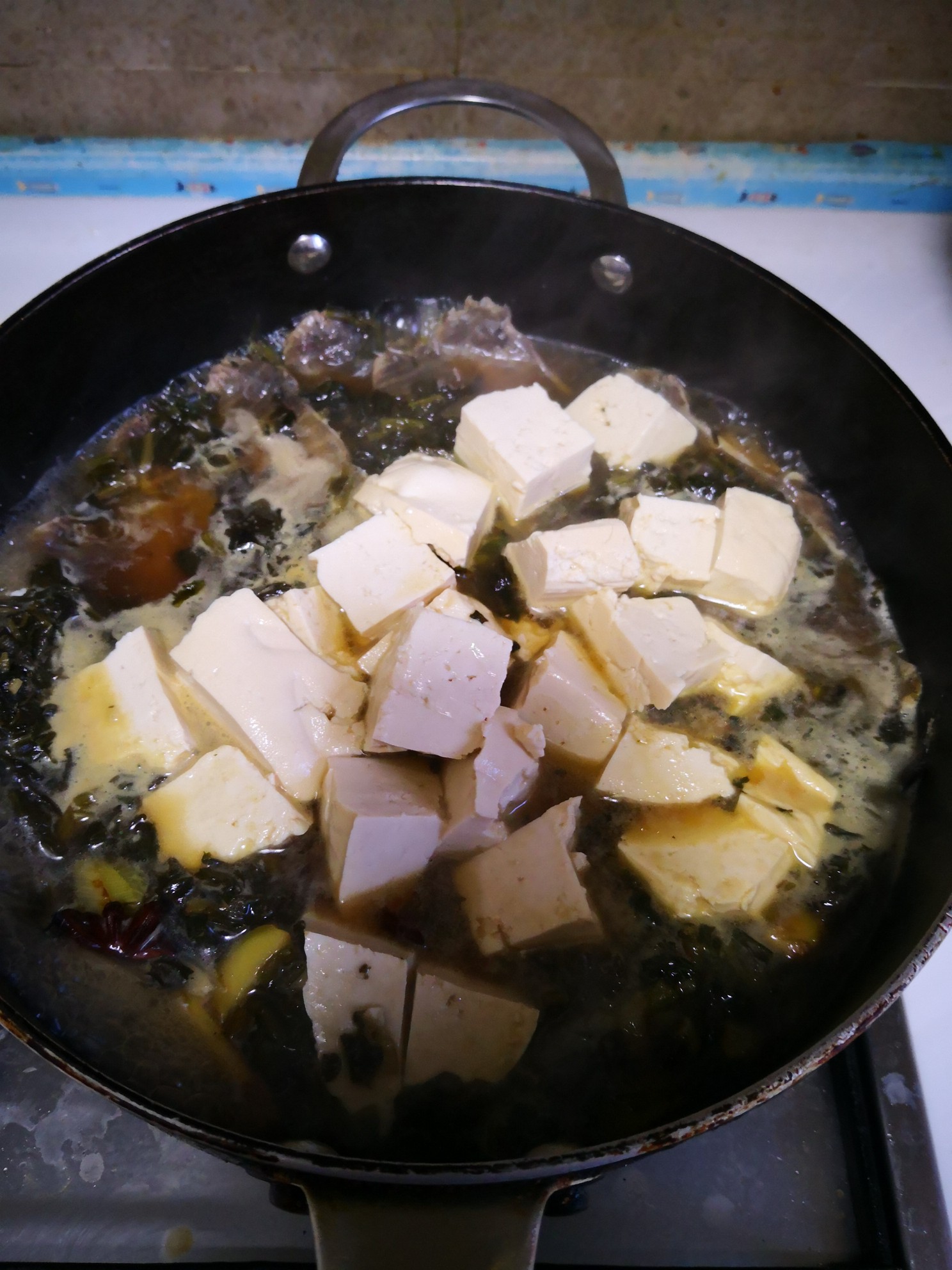 Pedal Fish Stewed Tofu recipe