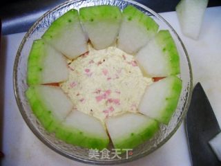 Steamed Tofu with Ham and Winter Melon recipe