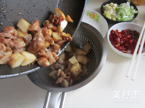 Kung Pao Chicken with Pleurotus Eryngii recipe