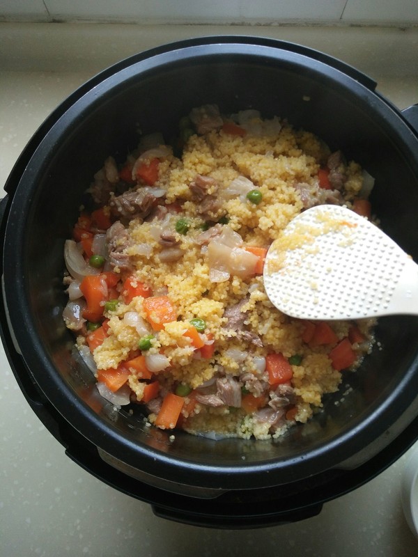 Lamb and Millet Braised Rice recipe