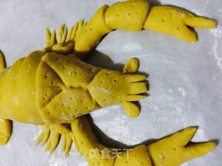 Lobster Bread with Red Bean Paste recipe