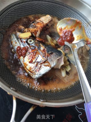 Braised Spanish Mackerel Head recipe