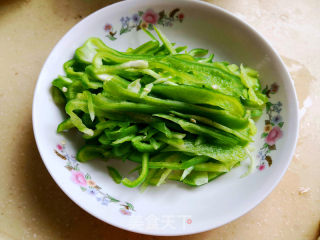 Green Pepper and Potato Shreds recipe