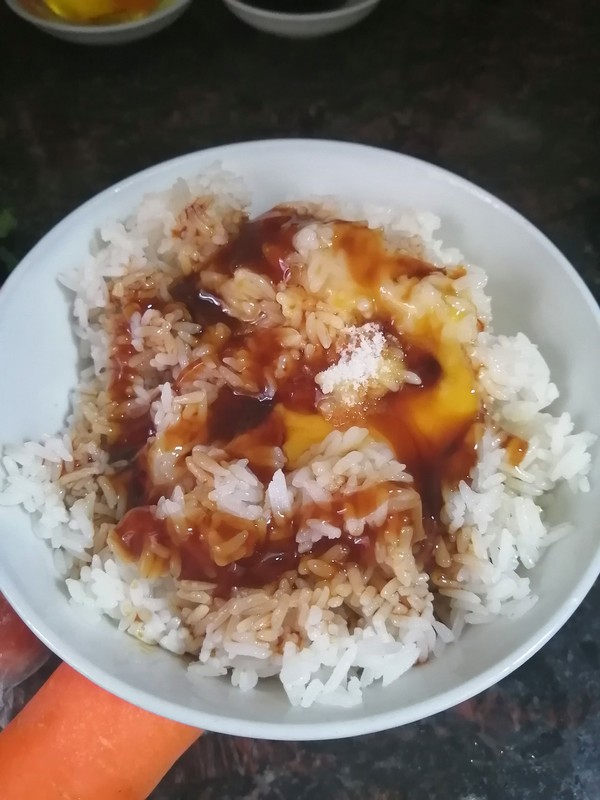 Dinner for One Person~~ Fried Rice with Mixed Vegetables recipe