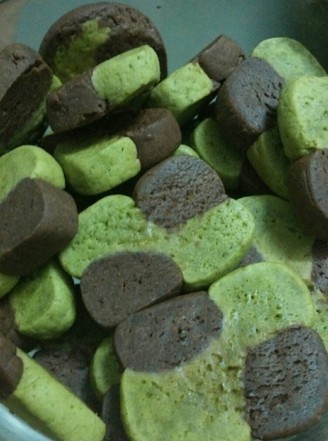 Lightwave Oven Version Matcha Chocolate Two-color Biscuits