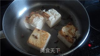 Stewed Tofu with Melon Seedlings recipe