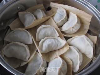 Steamed Dumplings with Moss and Mushrooms recipe