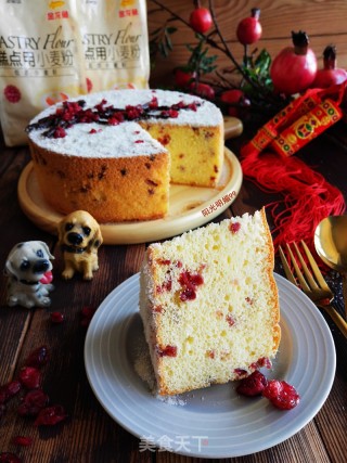 Red Plum Primula Chiffon Cake recipe