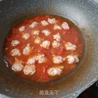 Meatballs and Tomato Soup Powder recipe